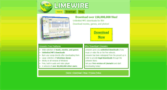 Desktop Screenshot of limewirefreedownload.org