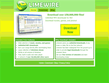 Tablet Screenshot of limewirefreedownload.org